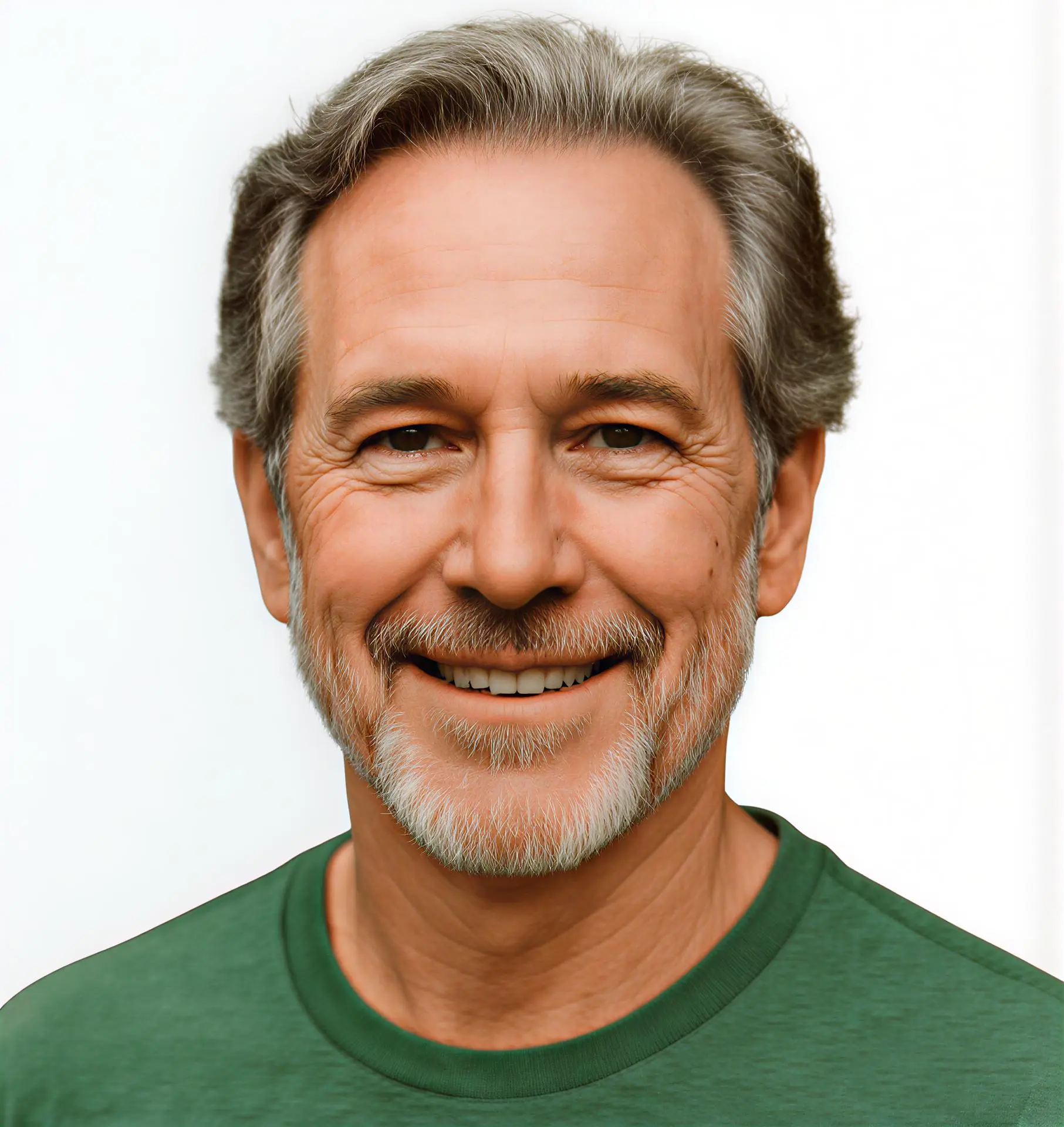 Portrait of Sylvain Greenfield, author & technology strategist and innovation leader at Lonage, wearing a green shirt and smiling.