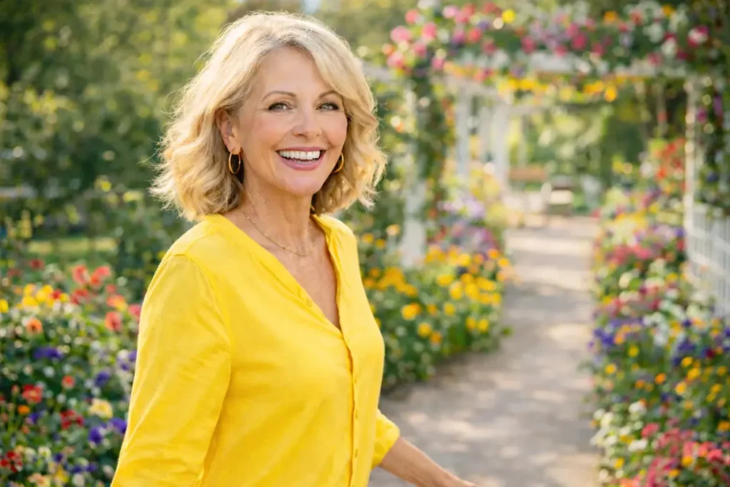 Confident woman over 50 embracing life beyond menopause