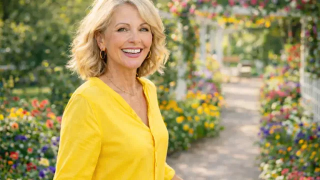 Confident woman over 50 embracing life beyond menopause