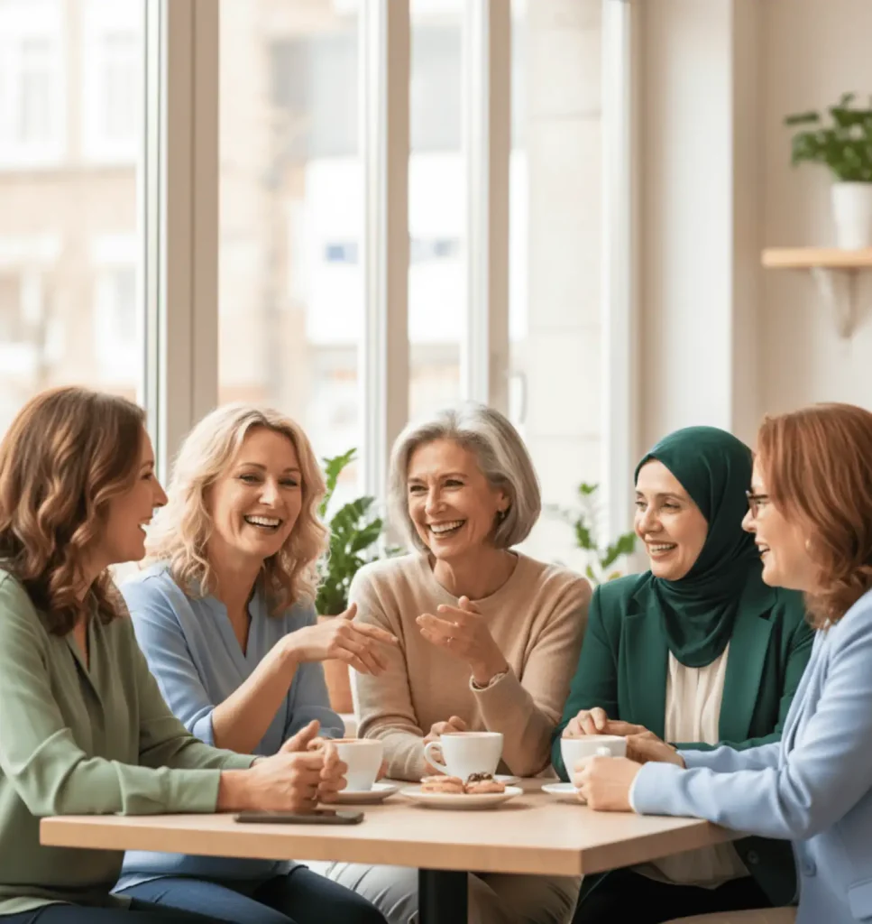 Women Over 50 Enjoying Social Connection and Friendship
