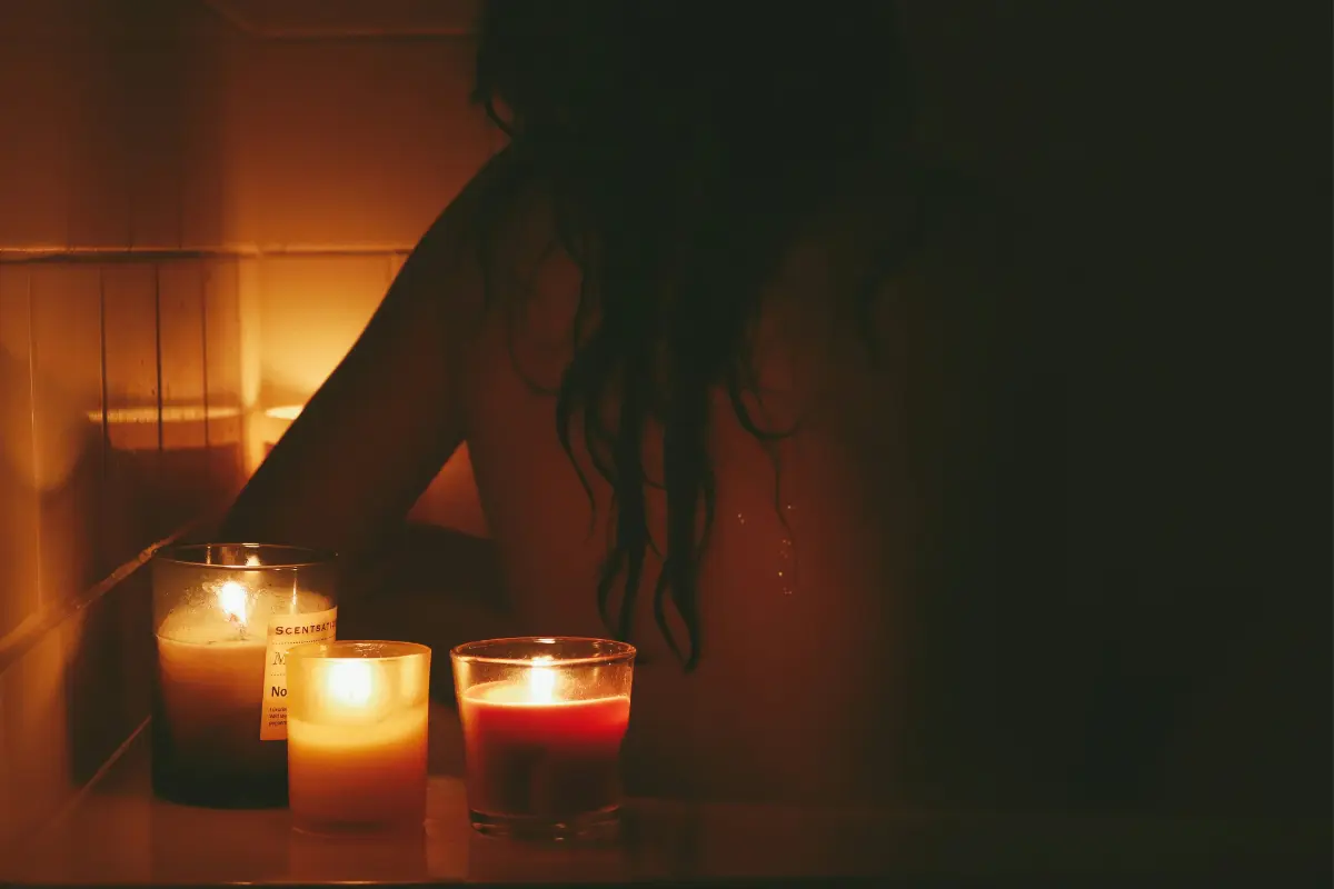Dark showering evening ritual for better sleep after 50
