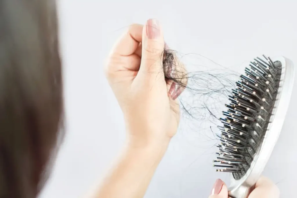 Fine hair vs thinning hair over 60 comparison showing texture and density differences