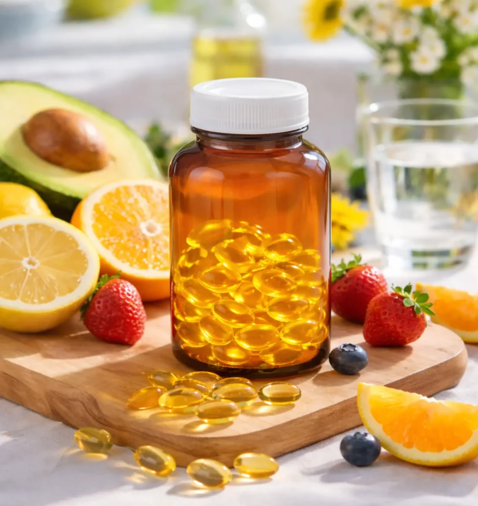 Taking vitamin D with healthy fats like nuts and avocado for better absorption