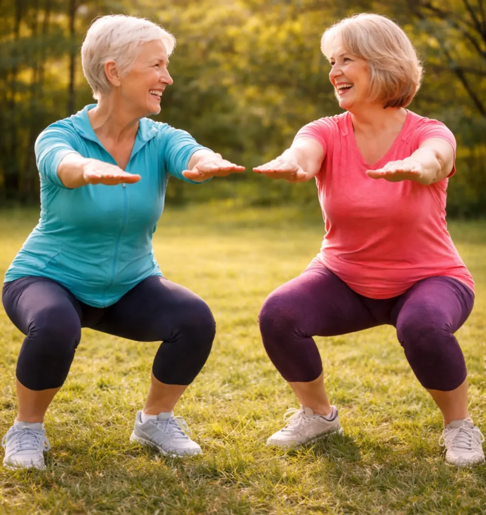 Strength training exercise for metabolism after 60 women