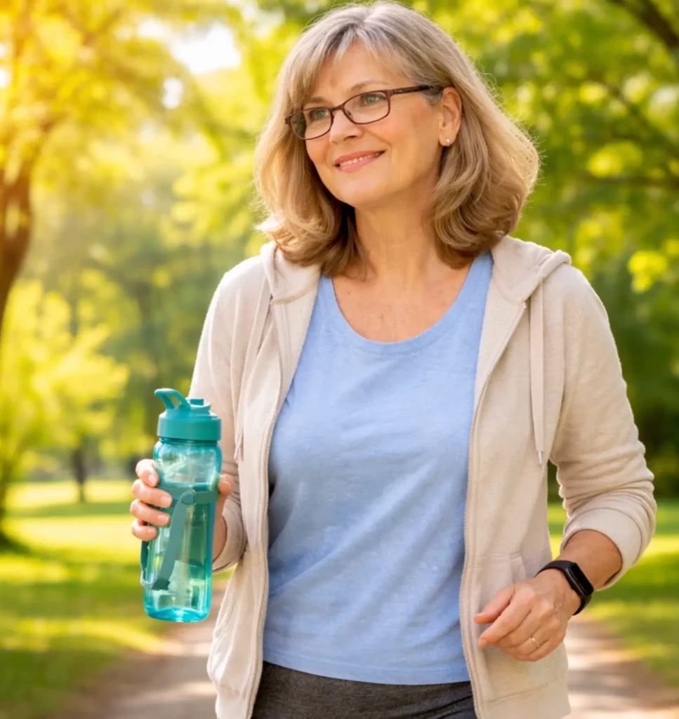 improve memory after menopause through regular walking exercise