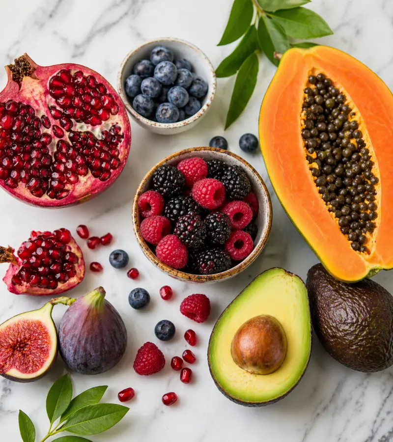 Vibrant Woman Over 50 Checking Signs of Vitamin Deficiency 2