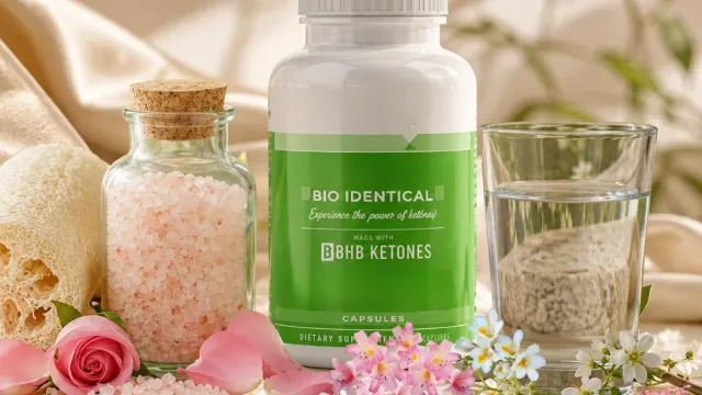 BHB salts supplement with healthy fats for fat burning science in women over 50 morning wellness routine