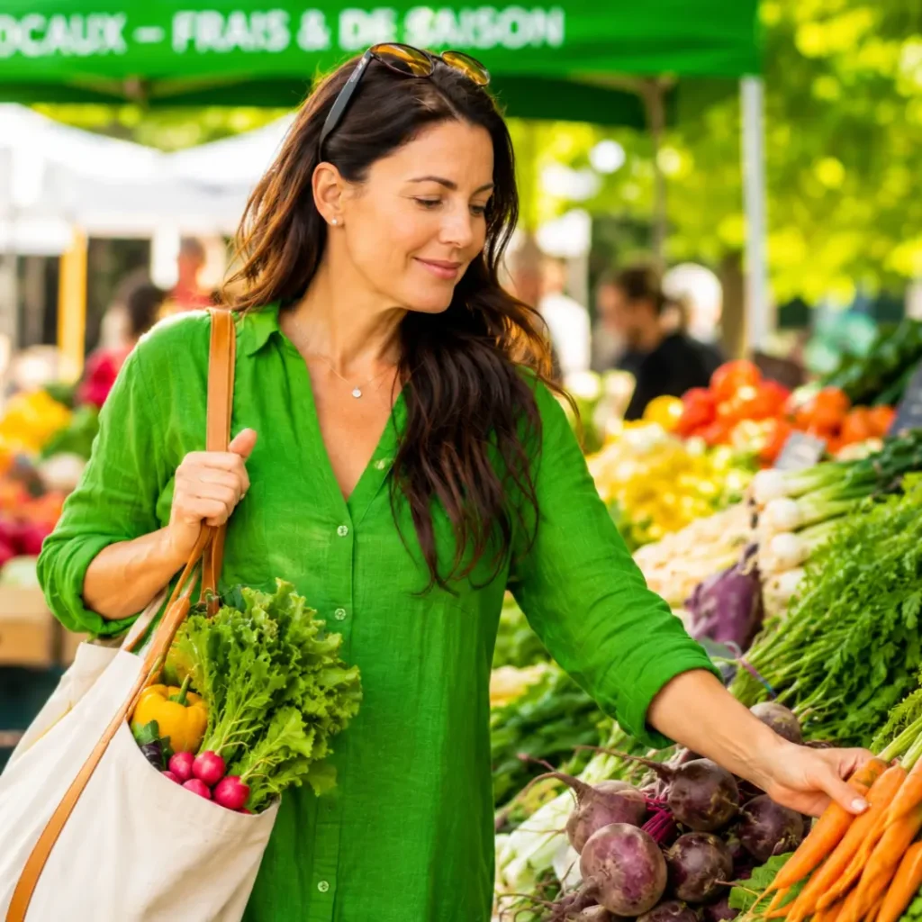 what drains your energy after 50 woman farmers market whole foods healthy choices