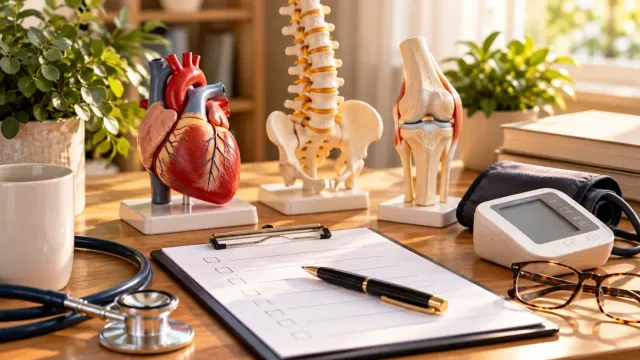 Health screenings for women over 50 preventive care guide illustration